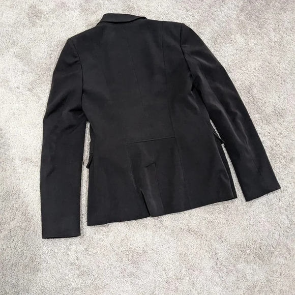 Long Tall Sally Blazer Black 2 Button size 6 - Picture 6 of 9